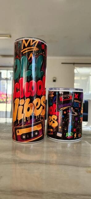Old School Vibes, Stainless steel tumblers